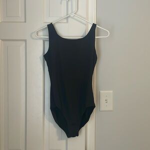 Bloch plain black leotard